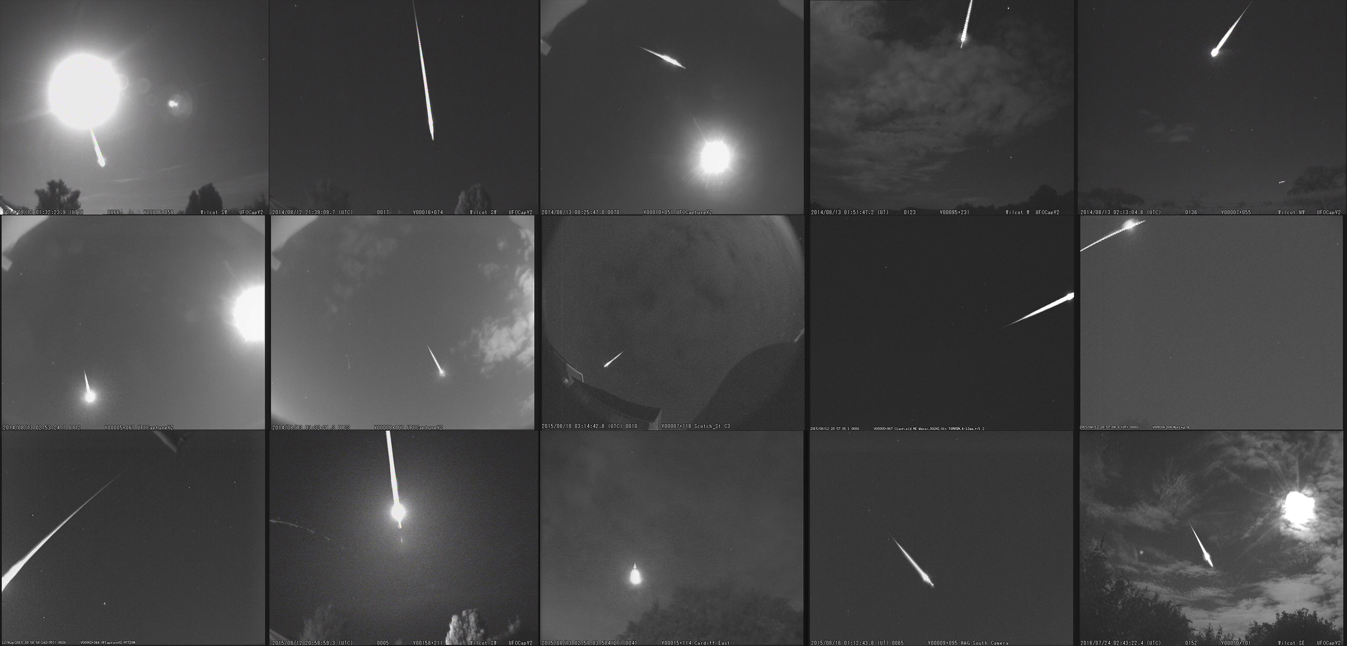 Perseid meteor shower live