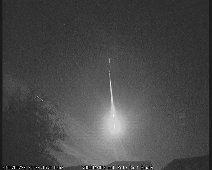 Fireball over United Kingdom on 23 September 2016